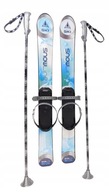 DETSKÉ LYŽE S PILAMI na učenie lyžovania, 80 cm