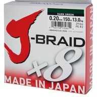Daiwa J-Braid Dark Green 0,06 mm 150 m Daiwa J-Braid Dark Green 0,06 mm 150 m
