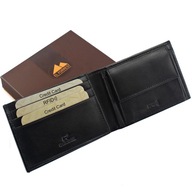 Pánska kožená peňaženka El Forrest BLACK leather