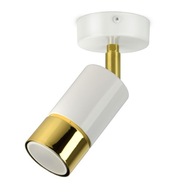 Stropné svietidlo SPOT Tubus Kovové biele zlato LED GU10