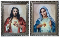 SET SVÄTÝ OBRÁZOK 25x30 SRDCE JEŽIŠA A MÁRIE SET SVÄTÝ OBRÁZOK 25x30 SRDCE JEŽIŠA A MÁRIE