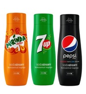 Sada sirupov SodaStream: Mirinda Pepsi Max 7up Sada sirupov SodaStream: Mirinda Pepsi Max 7up