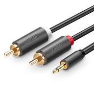 Kábel 2x RCA (Cinch) jack 3,5 mm 1,5 m (čierny) Kábel 2x RCA (Cinch) jack 3,5 mm 1,5 m (čierny)