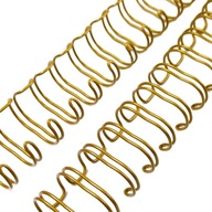 Drôtený chrbát 3,17 cm zlatý