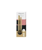 Plniace pero Jazz Noble Elegance + zlaté guľôčkové pero