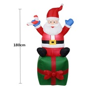 Otec Vianoc nafukovací LED 180cm