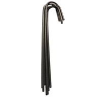 Oceľové kotviace kolíky J 15cm na agrotextíliu x200 Oceľové kotviace kolíky J 15cm na agrotextíliu x200