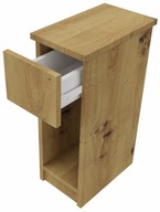 Kávový dub artisan konferenčný stolík, nočný stolík k sedačke