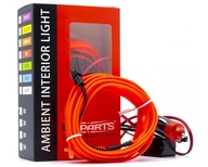 EINPARTS LED vláknová optika Ambient Neon Red 3m