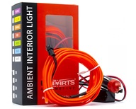 EINPARTS LED vláknová optika Ambient Neon Red 3m EINPARTS LED vláknová optika Ambient Neon Red 3m