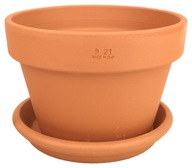 Kvetináč miska keramická D21 NÍZKA POLOVICA + stojan 21cm MEZZO VASO Kvetináč miska keramická D21 NÍZKA POLOVICA + stojan 21cm MEZZO VASO