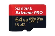 Pamäťová karta SANDISK Extreme Pro 64 GB microSDXC
