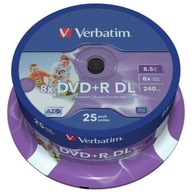 DVD+R 4,7GB X16 VERBATIM AZO CAKE 10 ks