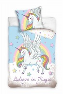 Obliečky pre mládež 140x200 Jednorožec s krídlami Rainbow Rainbow Obliečky pre mládež 140x200 Jednorožec s krídlami Rainbow Rainbow