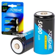 BATÉRIE 2ks Ni-MH R14 1,2V 5000mAh XTREME BATÉRIE 2ks Ni-MH R14 1,2V 5000mAh XTREME