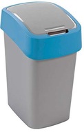 CURVER Flip-Bin odpadkový kôš strieborná/modrá. 25 rokov CURVER Flip-Bin odpadkový kôš strieborná/modrá. 25 rokov