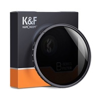 Šedý nastaviteľný filter K&F (ND2-ND400) 52mm
