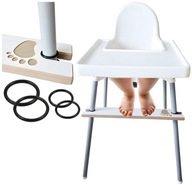 Opierka nôh pre detskú stoličku čmeliak IKEA Antilop, biela, nastaviteľná