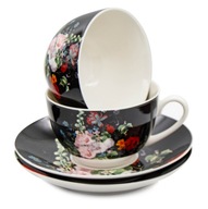 SET šálok 270ml s podšálkou 2+2 BELLA FIORE kávová súprava darček SET šálok 270ml s podšálkou 2+2 BELLA FIORE kávová súprava darček