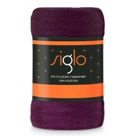 Prikrývka na posteľ 130x170 Purple Purple Plum Siglo Prehoz na posteľ Super Soft