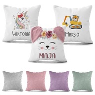 VANKÚŠOK S MENOM 40x40 PRE DIEŤA JASIEKA VELVET VANKÚŠOK S MENOM 40x40 PRE DIEŤA JASIEKA VELVET