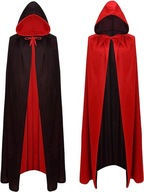 CAPE S KAPUCNOU KOSTÝM VAMPIRE DEVIL PRE HALLOWEEN OVERITEĽNÝ COSPLAY CAPE S KAPUCNOU KOSTÝM VAMPIRE DEVIL PRE HALLOWEEN OVERITEĽNÝ COSPLAY