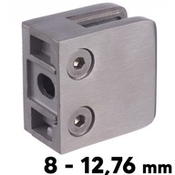 KĽÚČKA PRE SKLENENÉ BALUSTRA 12 mm 45x45 SATÉN