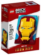 LEGO Brick Sketches Iron Man