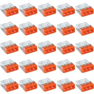 WAGO RÝCHLOSPOJKA 3x0,5-2,5mm2 2273-203 25 ks WAGO RÝCHLOSPOJKA 3x0,5-2,5mm2 2273-203 25 ks