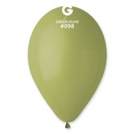 Balón G110 pastelový 12" - olivovo zelený 98/ Balón G110 pastelový 12" - olivovo zelený 98/