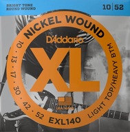 Struny D'Addario EXL140 pre elektrickú gitaru Struny D'Addario EXL140 pre elektrickú gitaru
