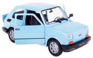 FIAT 126 p KOVOVÝ MODEL WELLY 1:21 MALUCH MODRÁ FIAT 126 p KOVOVÝ MODEL WELLY 1:21 MALUCH MODRÁ