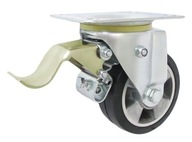 Otočné gumené koleso s brzdou 125mm 200kg Zabi Otočné gumené koleso s brzdou 125mm 200kg Zabi