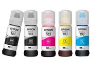 2x sada čiernych farieb originálnych atramentov Epson 103 2x sada čiernych farieb originálnych atramentov Epson 103