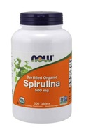 Vegánske tablety spirulina proteínové kapsuly 500