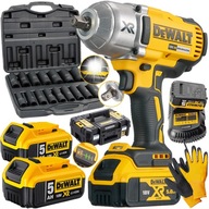 DEWALT NÁRAZOVÝ KLÚČ DCF899P2 18V 2x5Ah + ZÁSUVKY