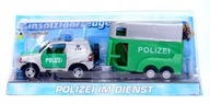 Kovové policajné auto s prívesom pod krytom HIPO Kovové policajné auto s prívesom pod krytom HIPO