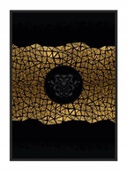 OBRAZOVÝ PLAGÁT V RÁME 73x53 cm Zlatá P697 OBRAZOVÝ PLAGÁT V RÁME 73x53 cm Zlatá P697