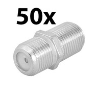 50x PRECHODOVÝ F ZÁSUVKOVÝ KONEKTOR F KONEKTOR 50x PRECHODOVÝ F ZÁSUVKOVÝ KONEKTOR F KONEKTOR