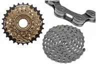 Sada voľnobežky SHIMANO 6 TZ50 + reťaz Sada voľnobežky SHIMANO 6 TZ50 + reťaz