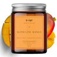 Sójová sviečka s vôňou SLNEČNÉ MANGO 180 ml Sójová sviečka s vôňou SLNEČNÉ MANGO 180 ml