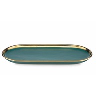 Dekoračný podnos Lovia Green Gold, 32 cm, zeleno-zlatý ovocný svietnik Dekoračný podnos Lovia Green Gold, 32 cm, zeleno-zlatý ovocný svietnik