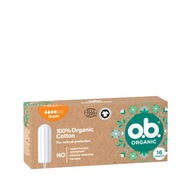O.B.Organic Super tampóny - 100% bavlna 1 balenie 16 ks