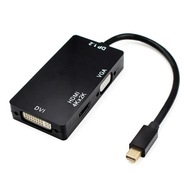 Mini DisplayPort 1.2 - adaptér HDMI 4K + DVI + VGA Mini DisplayPort 1.2 - adaptér HDMI 4K + DVI + VGA