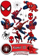Oblátková torta SPIDERMAN Postavy Potlač cukru A4 Oblátková torta SPIDERMAN Postavy Potlač cukru A4