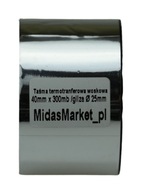 TTR FÓLIA 40x300 PÁSKA PRE TLAČIARNE ZEBRA TTR FÓLIA 40x300 PÁSKA PRE TLAČIARNE ZEBRA