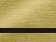 Gravírovanie laminátu brúsená zlatá/čierna 0,5mm Gravírovanie laminátu brúsená zlatá/čierna 0,5mm