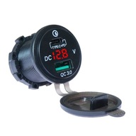 USB-C QC 3.0 PD NABÍJAČKA ČERVENÝ VOLTMETER USB-C QC 3.0 PD NABÍJAČKA ČERVENÝ VOLTMETER