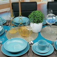 OBJEDNÁVANÁ DAISY K6 SERVISNÁ VEČERA KÁVA 60 EL TURQUOISE OBJEDNÁVANÁ DAISY K6 SERVISNÁ VEČERA KÁVA 60 EL TURQUOISE