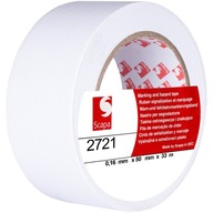 Výstražná označovacia páska 50mm/33m biela